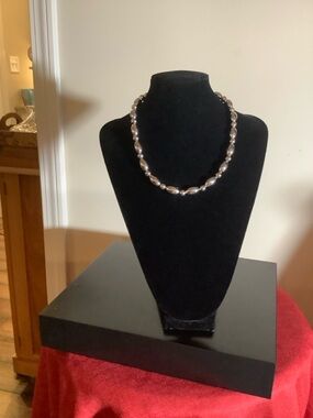 Classic Silver-Tone Bead Necklace 13-20 inches